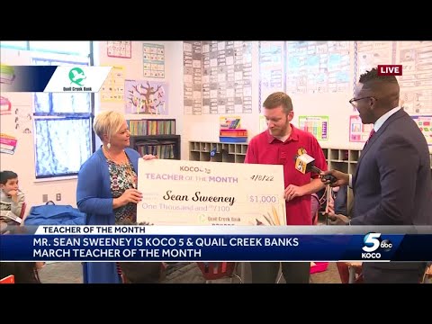 Council Grove Elementary School teacher named KOCO 5 March Teacher of the Month