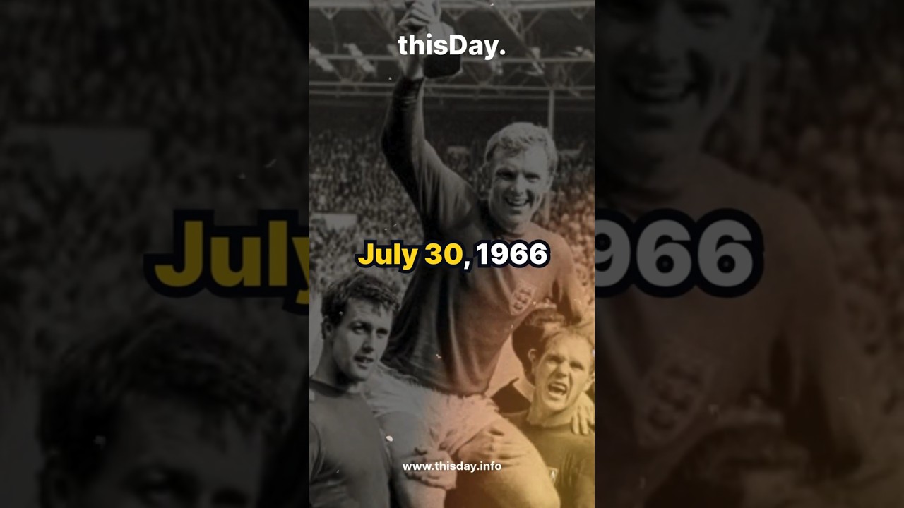 🏆 July 30, 1966 – England Wins the World Cup - YouTube