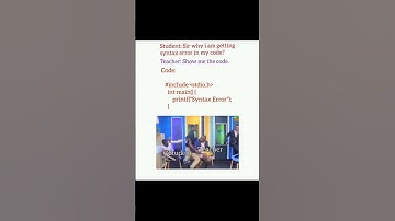 Syntax Error 😂😂