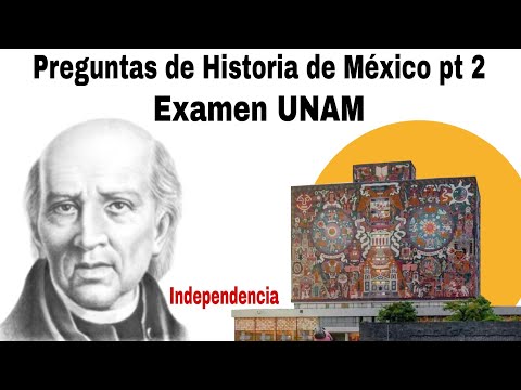 13 Preguntas de Historia de México EXAMEN UNAM | BANCO de preguntas de Historia de México Parte 2