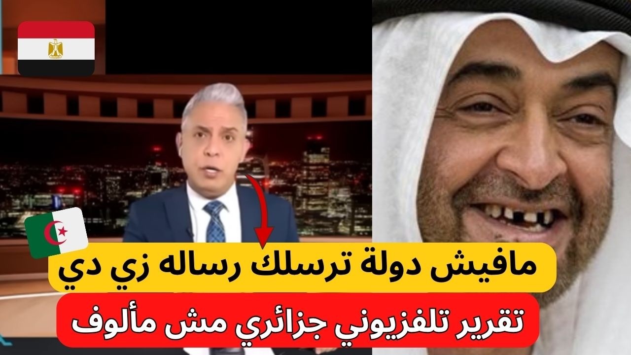صحفي مصري ينصدم من تقرير جزائري حول الإمارات المعنى الحقيقي لي 