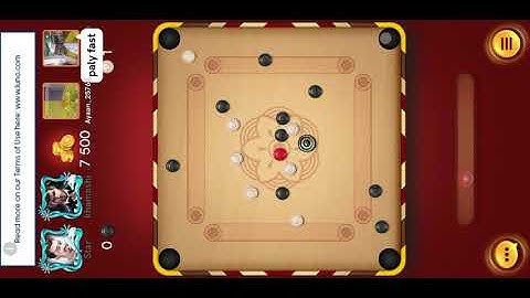 carrom board 4 player game | Carrom pool 2 vs 2 Player game play | carrom games