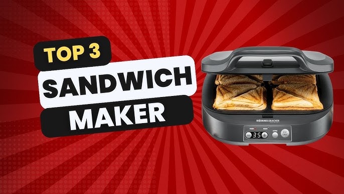 Rommelsbacher Sandwich Maker ST1800 SAM [Unboxing & Erster Eindruck] -  YouTube