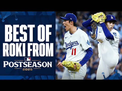Roki Sasaki S Postseason Highlights Ahead Of The 2025 World Series 1 13 ERA 3 SV 佐々木朗希ハイライト