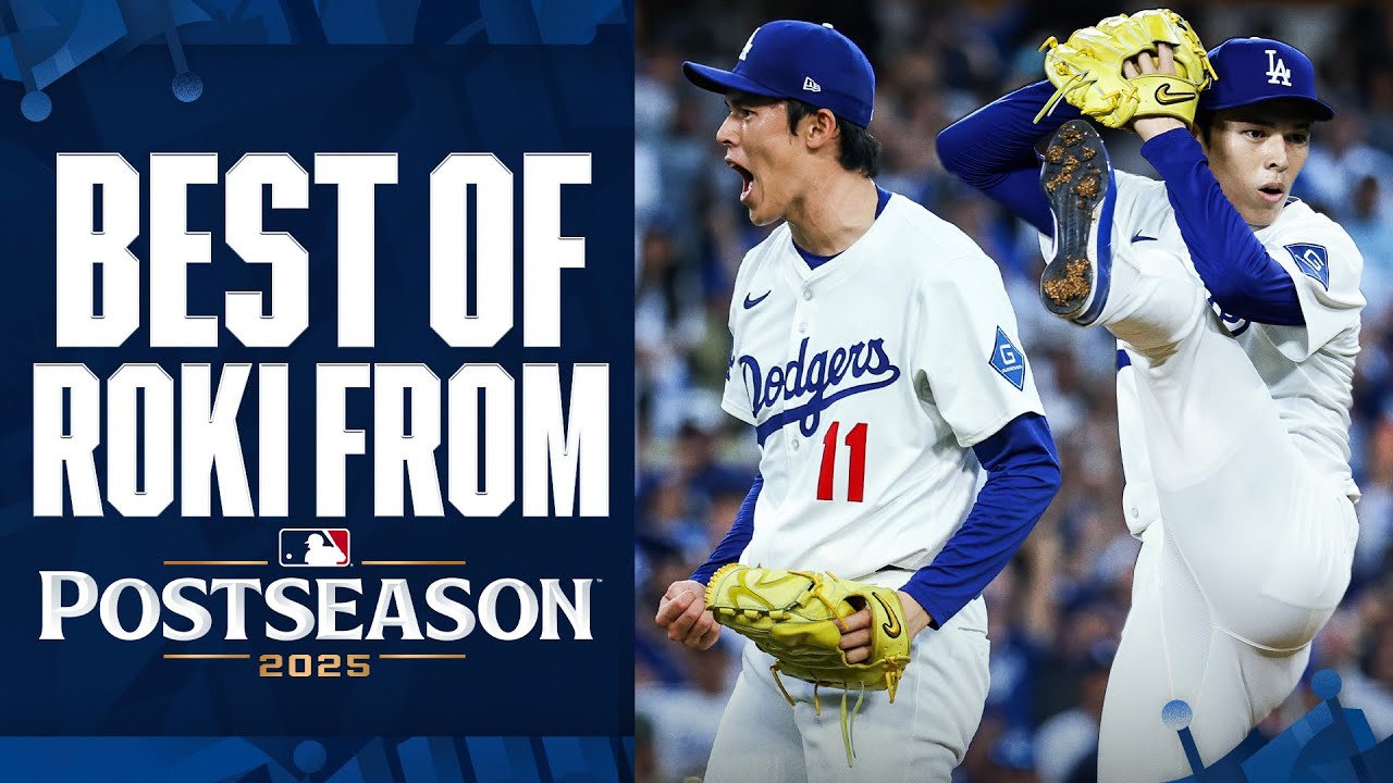 Лучшие моменты Роки Сасаки в постсезоне перед Мировой серией 2025 года 🔥 (1,13 ERA, 3 SV) | Лучши...