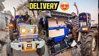 Apney New Tractor Ki Delivery Aur Ride Leli Gawo Mai 😍