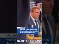 Macron 'vira' cerveja com jogadores de rúgbi e é criticado na França: 'Masculinidade tóxica'