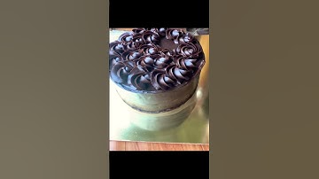 Chocolate rosettes 🥰#chocolatetrufflecake