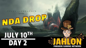 Ashes of Creation - NDA Drop Day 2 Testing (Full Show)