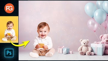 How to edit baby photos in Photoshop tutorial || baby photo editing || Patel Graphics