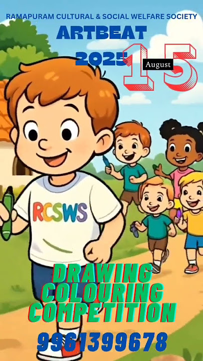 drawing colouring Ramapuram cultural and Social welfare society rcsws