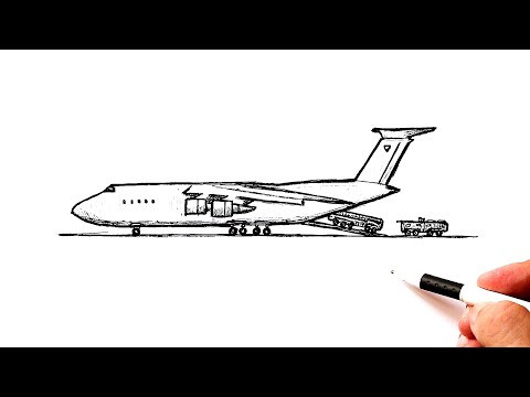 Video: Hoe Teken Je Een Militair Vliegtuig