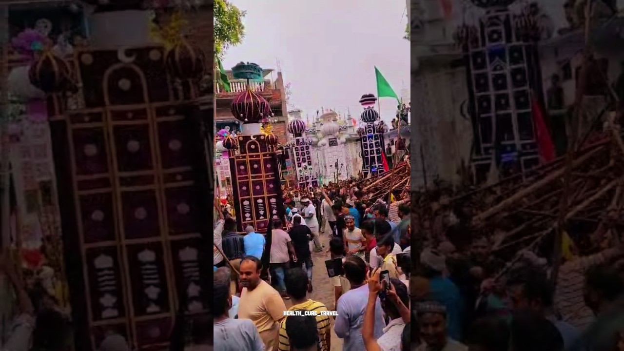 Amazing video of Ratsar/Ballia ।।"Ratsar Muharram 2025 ।Ya Hussain!" 💖❣️💥 