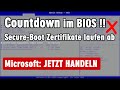 UEFI-Bios Ablaufdatum betrifft fast alle PCs ⚠️