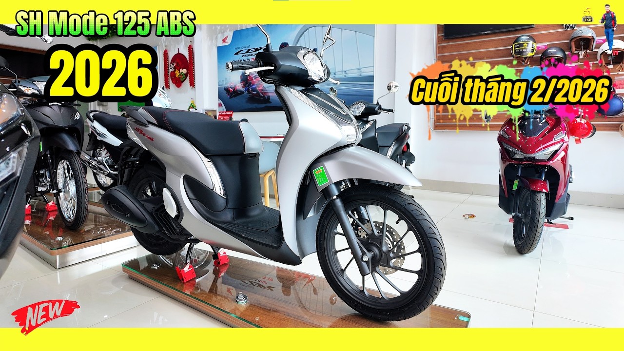 Honda SH Mode 125 2026 bản ĐẶC BIỆT ▶ 61-70 triệu 1 em SH Mode 125 2026 🔴 GIÁ XE MÁY VLOGS