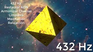 432 Hz DNA Repair, Chakra Harmonize, Cleansing, Meditation, Relaxing, Octahedron screenshot 3