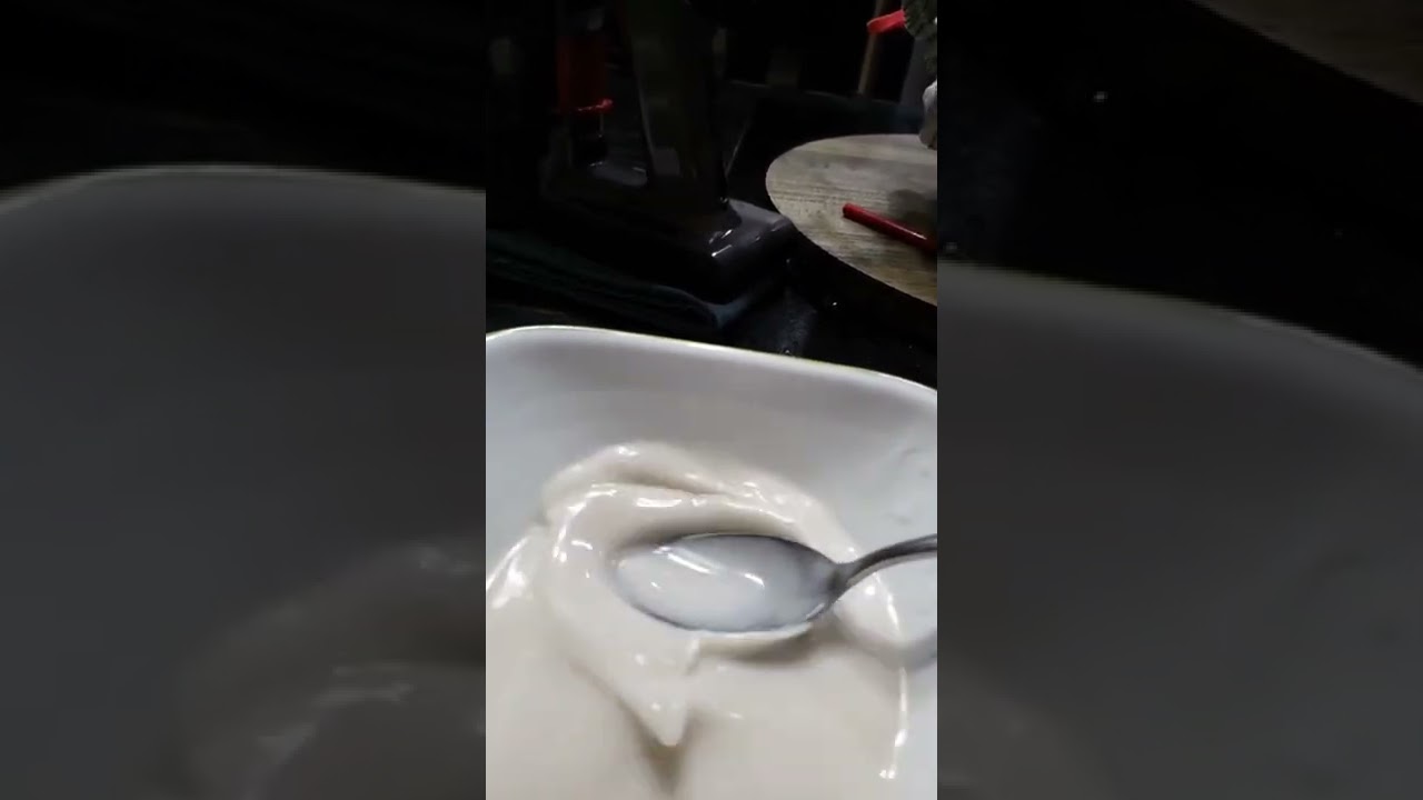 ASMR Milk splashing