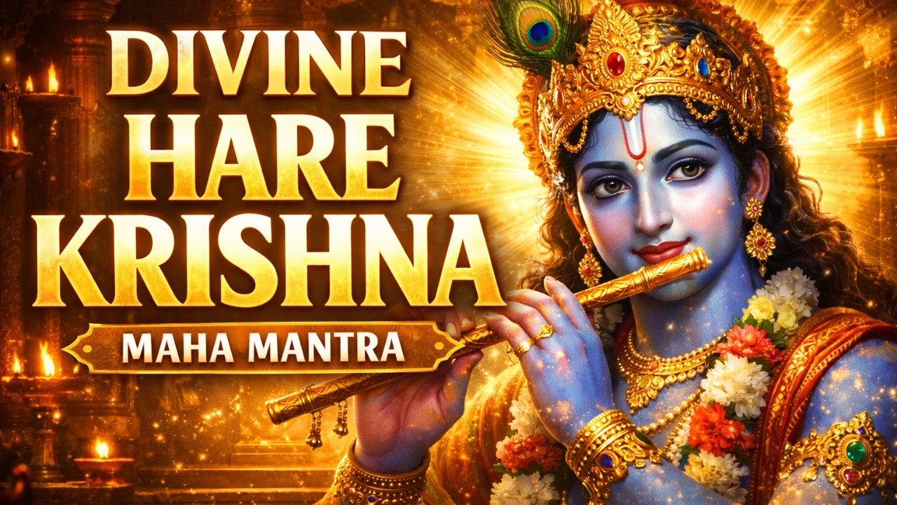 Feel Divine Energy 🔔 Hare Krishna Maha Mantra Kirtan (3 Hours) | Peace, Joy & Spiritual Awakening