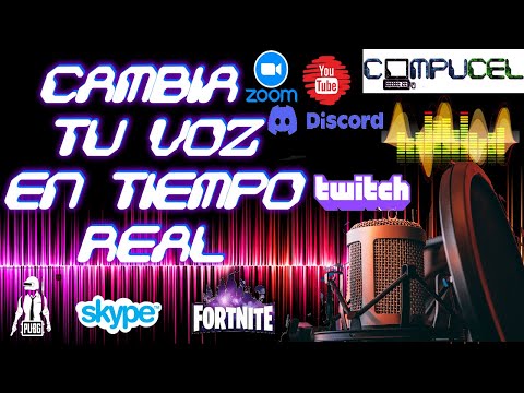 COMO CAMBIAR MI VOZ EN UN STREAM / EFECTOS DE VOZ EN TIEMPO REAL / VOZ DE HOMBRE A MUJER MODULADOR ✅