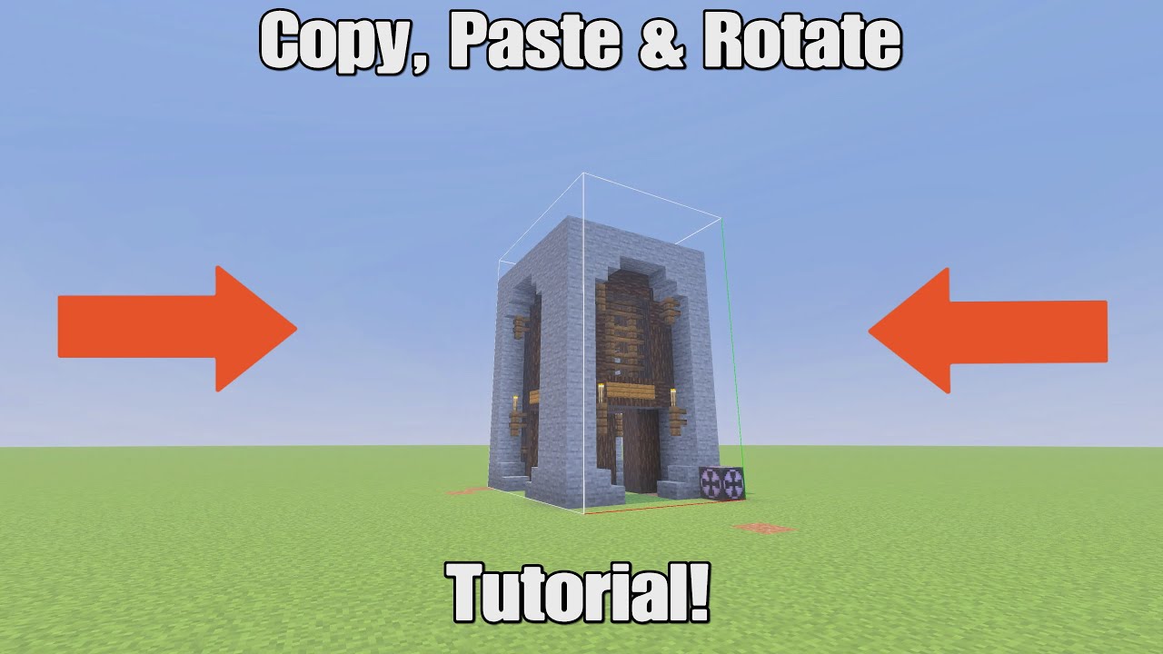 Minecraft Rotate R6 How To Copy, Paste & Rotate In Minecraft - YouTube