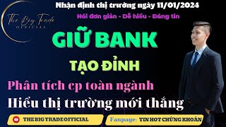 ???? LIVE | Chứng khoán hôm nay | Nhận định thị trường 11/01/24: Giữ bank lâu midcap giảm càng sâu.