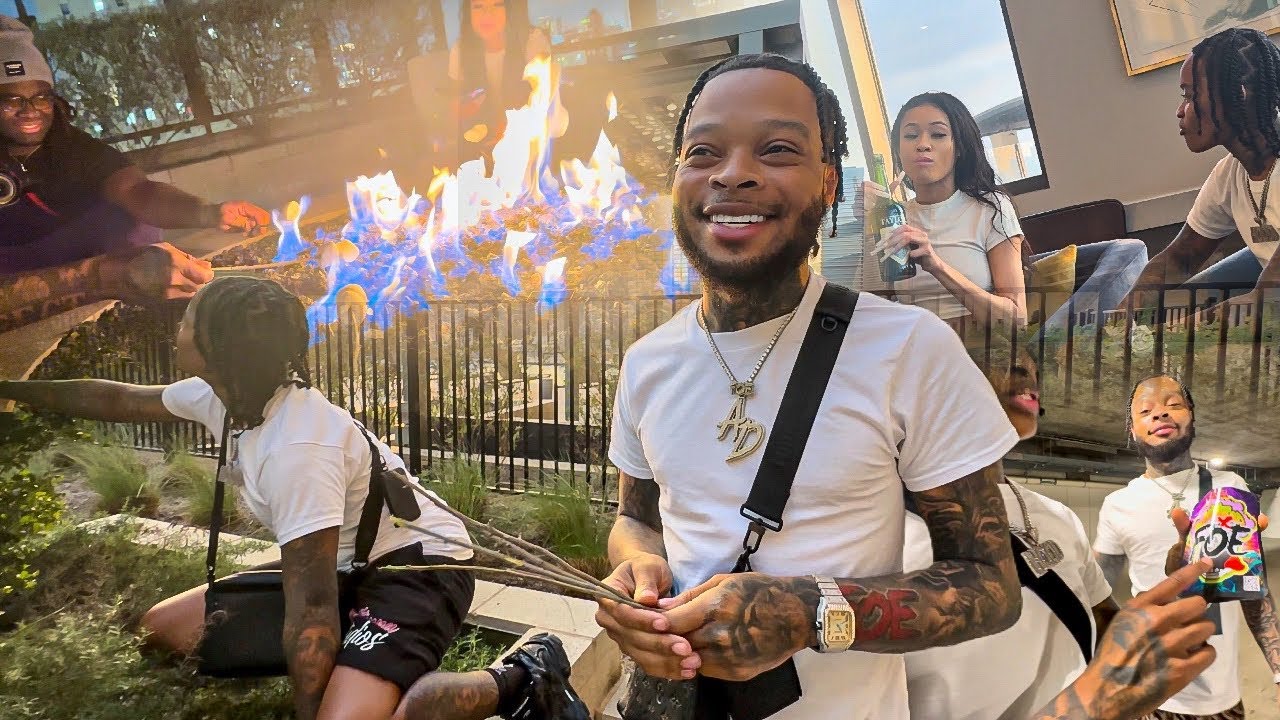 Roasting Marshmallows W/  The Gang LATE AT NIGHT⏰ (Episode 12)