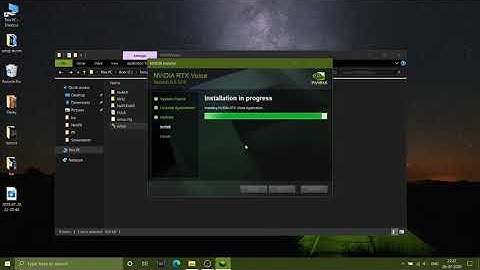 How to install RTX Voice in GPU lower than 1650 100% working
