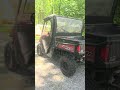 grading driveway with a sxs and a skid.. #polarisranger570