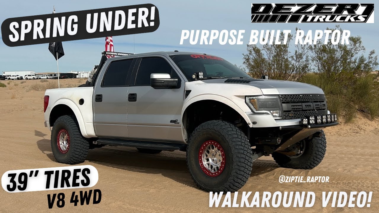 Spring Under Raptor Ford Raptor, sprung under, 4wd, Camburg, 454 Motorsports built! - YouTube