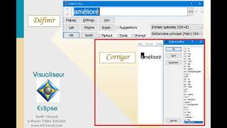 EclipseFra G - Définir ou Corriger