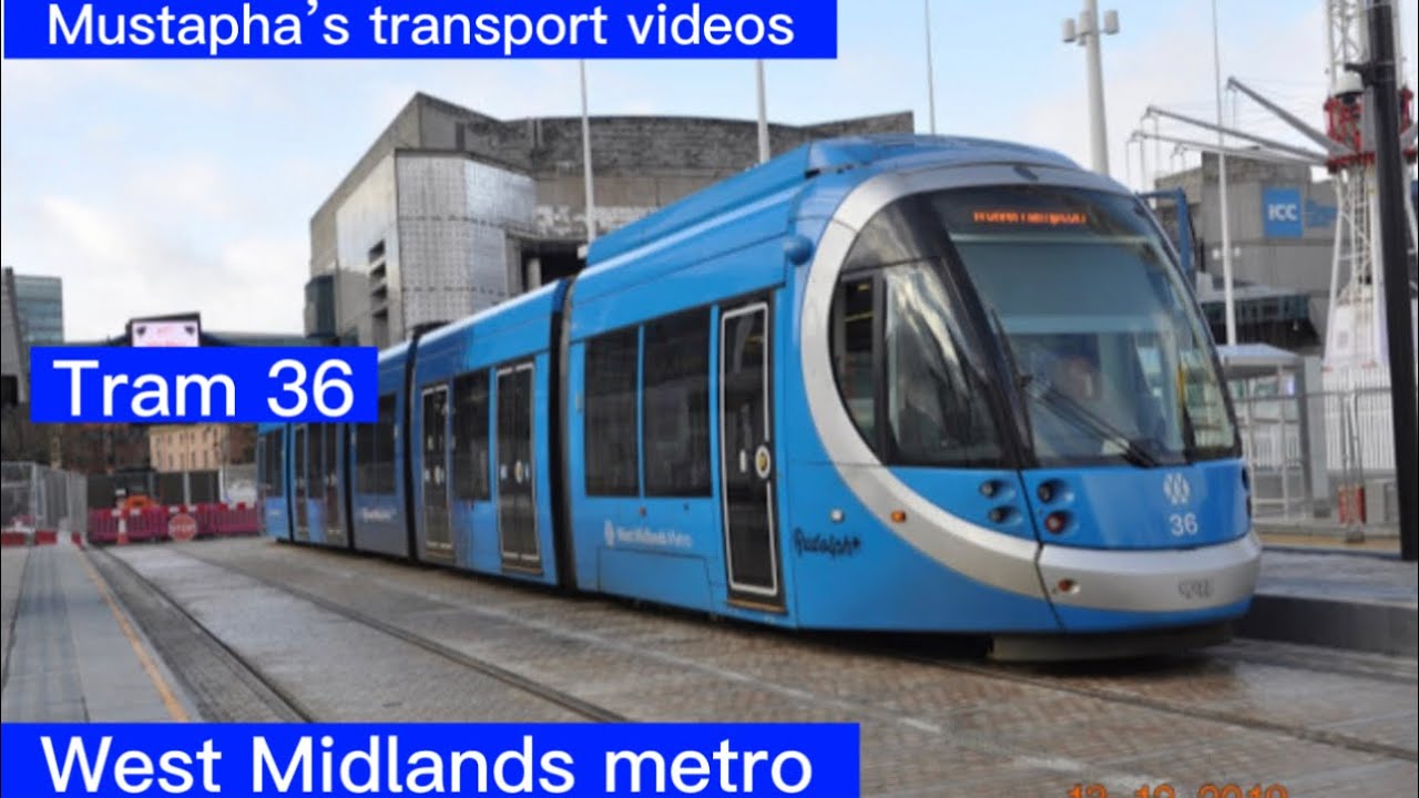 West Midlands metro | CAF urbos 3 | 36 | library - Edgbaston village (outward and return)