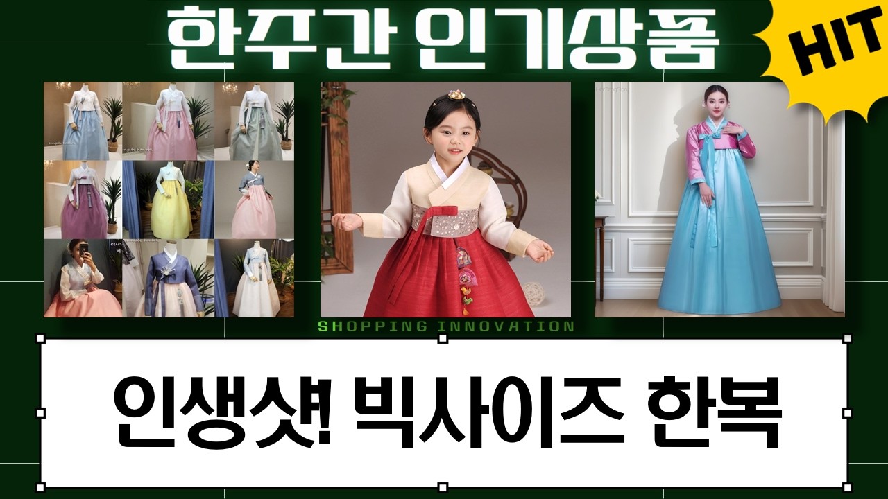 짐벌셀카봉 필수! 빅사이즈 생활한복 퓨전 코디  한복드레스 꿀팁 (결혼식/공연)