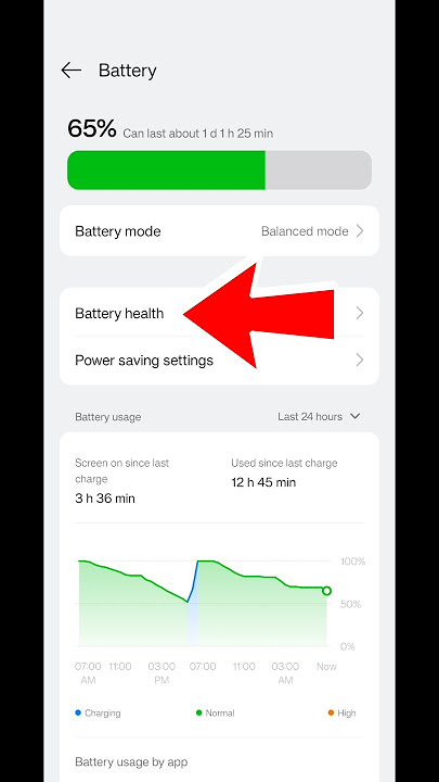 HOW TO ENABLE SMART CHARGING ON REALME ANDROID PHONE