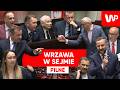 Ogromna awantura w Sejmie. Kaczyński aż wstał po słowach Giertycha