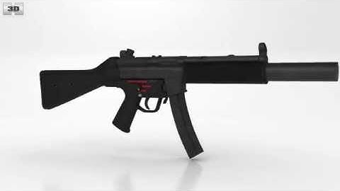 Heckler & Koch MP5SD 3D model by 3DModels.org