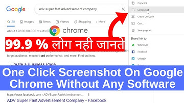 How to Enable and Use Google Chrome Built-in Screenshot Tool | One Click Screenshot