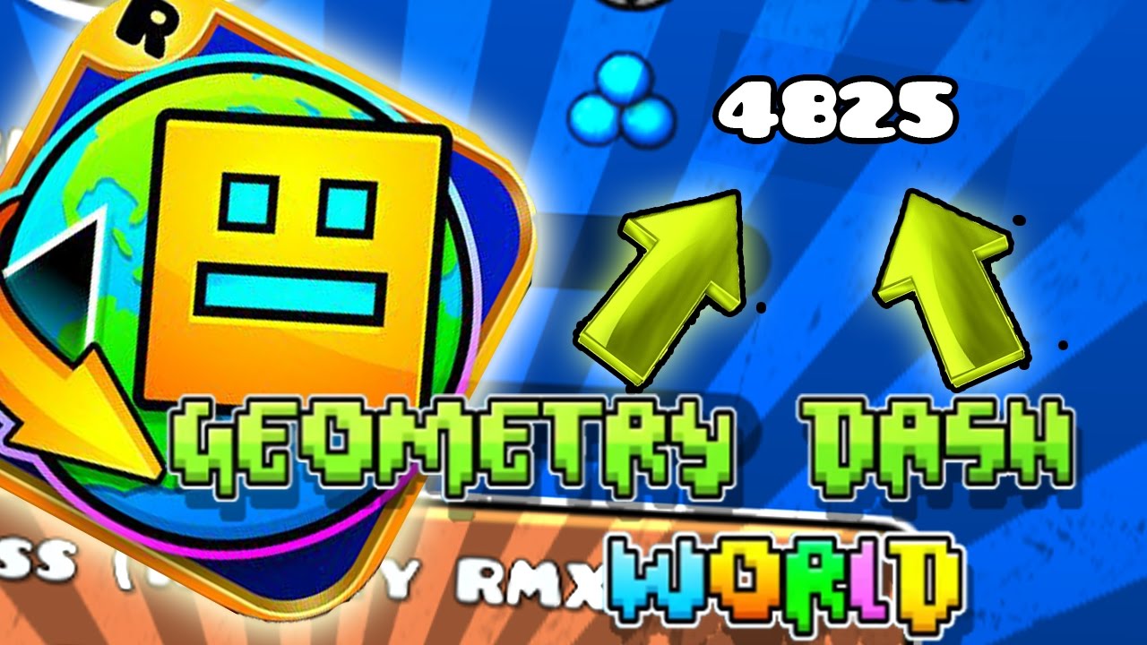 4.825 ORBES DE PODER ¿CÓMO OBTENER? | GEOMETRY DASH WORLD - YouTube