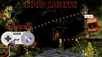 Donkey Kong Country 101% - Loopy Lights - COMPLETE MAPS WITH ALL ITEMS (COM TODOS OS ITENS)