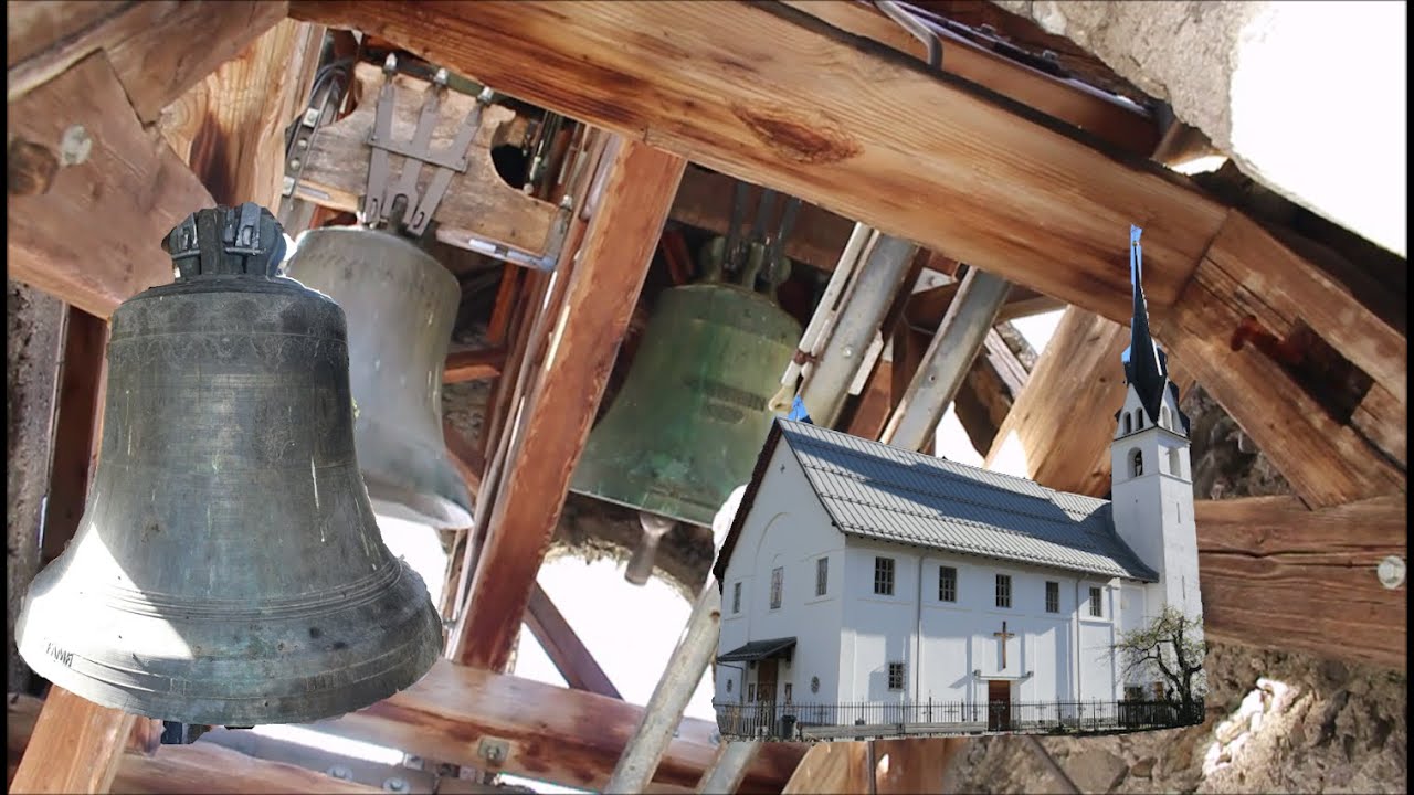 SURREIN: (CH - GR) Geläute der Baselgia Sogn Placi (St. Placidus)