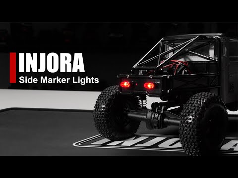 INJORA Side Marker Lights for RC Cars – Easy Install & Big Scale Vibes