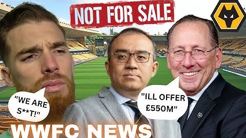 Fosun To Reject £550M Offer For Wolves & Sa Confronts Angry Fans 