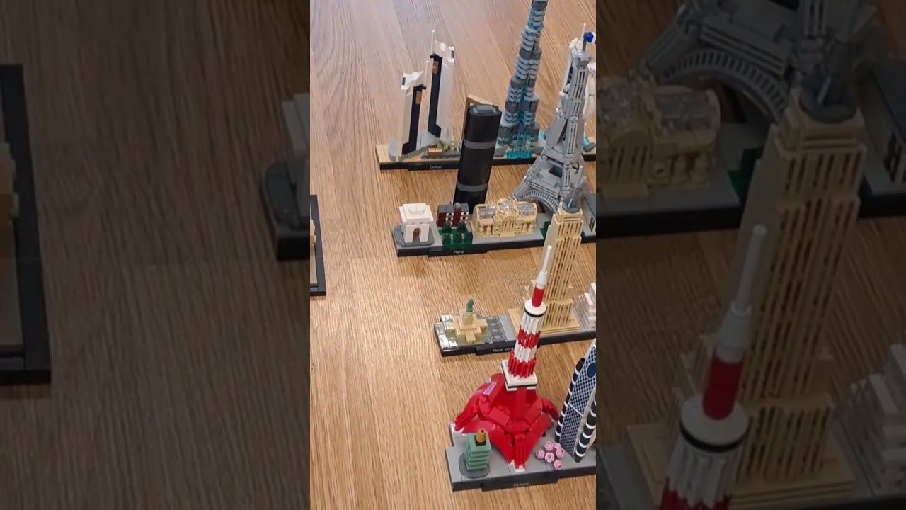 Completed LEGO Architecture Series