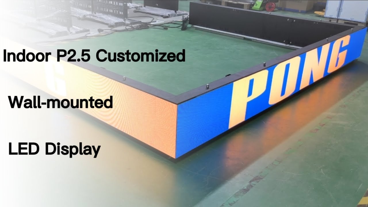 P2.5 Wall-Mounted Indoor LED display Application Video wall