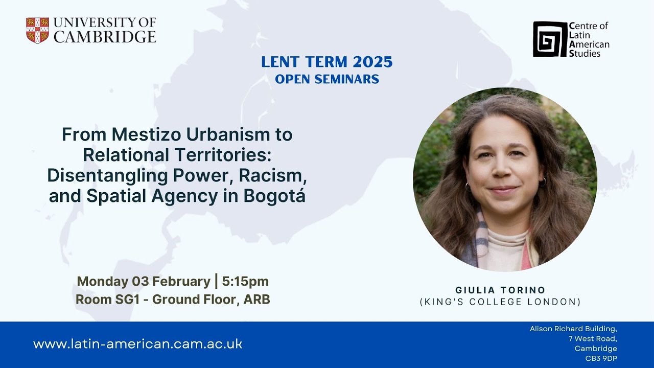 Disentangling Power, Racism, and Spatial Agency in Bogotá by Giulia Torino