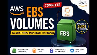 AWS EBS Volumes Explained | Complete Guide for Beginners & Admins | Hands-On Demo