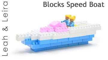 Building Blocks For Kids | Blocks Speed Boat | Blocks Games | Block Toys | Blocks Building Boat