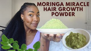 GROW HAIR FAST AND STOP EXCESSIVE HAIR FALL | DIY How To Make Moringa Hair Mask For Hair Growth