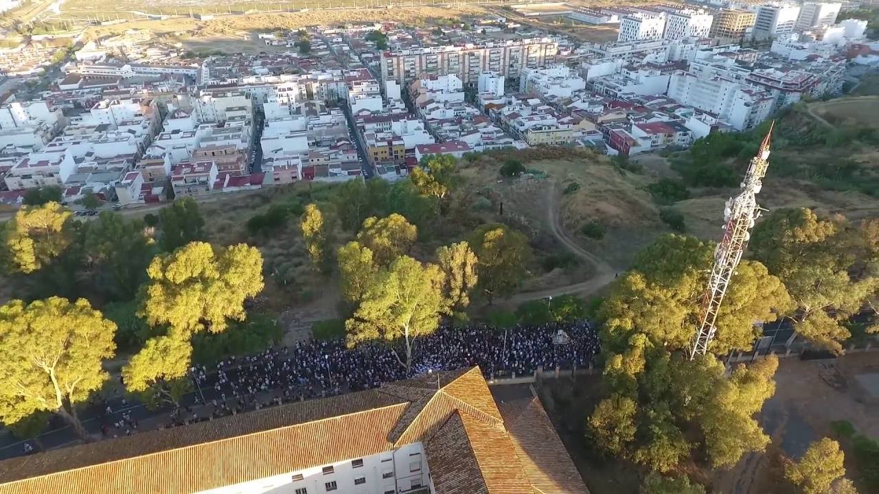 La Virgen De La Cinta En El Conquero Huelva Youtube la virgen de la cinta en el conquero huelva