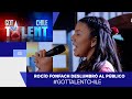 &quot;Me encanta su voz&quot;: Rocío Fonfach deslumbró al público con su gran vozarrón / #GotTalentChile 2021