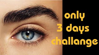 How To Grow Thicker Eyebrows In 3 Days Challenge// Naturally+fast, My Secret Ing